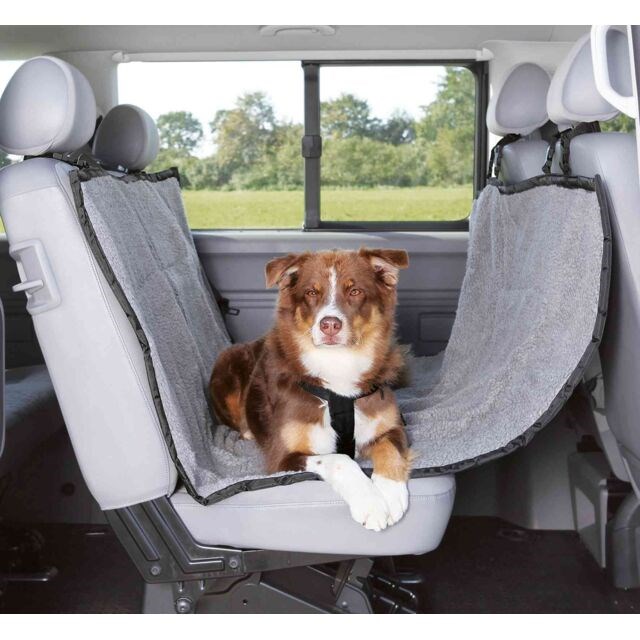 Car Seat Cover 1,45 x 1,60 m - Light grey/Black