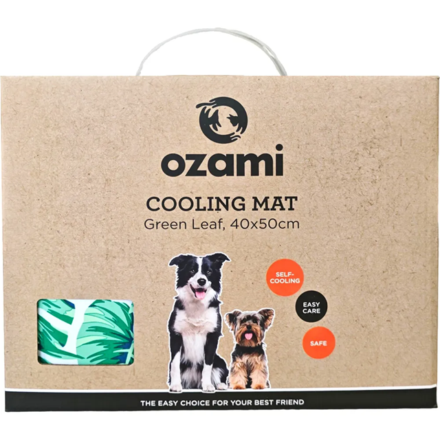 Ozami Cooling Mat Kjølematte - Green Leaf