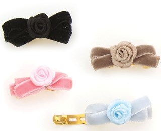 Velvet Pearl Hair Barrette