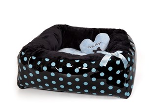 Polkadot Ease Bed - Blå