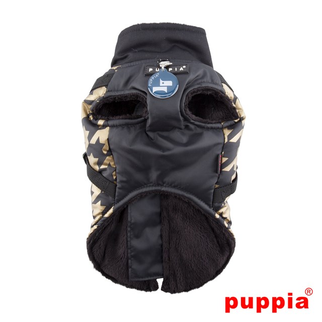 Dogstooth Black - Hundedekken med Integrert Sele