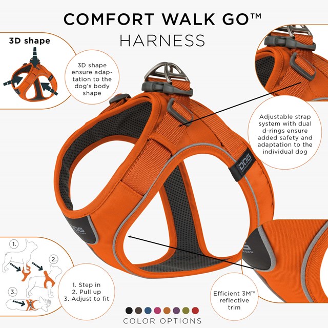 COMFORT WALK GO Sele - Orange Sun