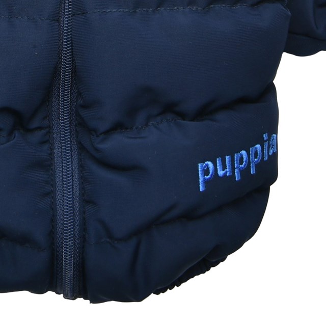 Soft Jumper Navy Hundedekken Med Integrert Sele