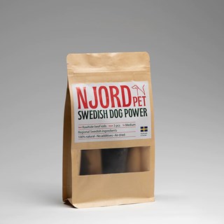 Njord Pet Swedish Dog Chew - Beef Roll 3 Pcs
