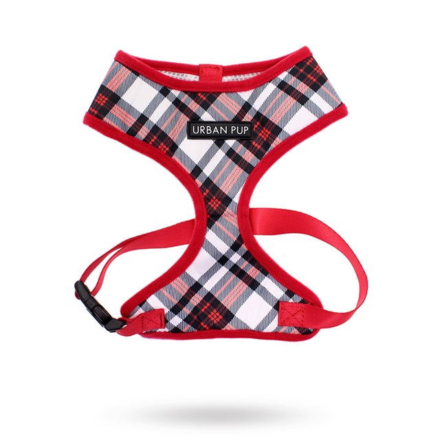 Red & White Plaid - Hundesele