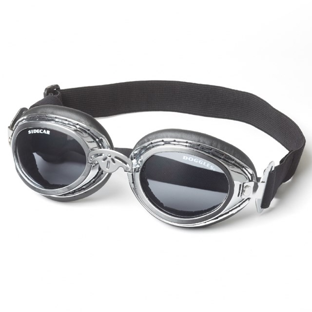 Doggles Sidecar - Silver Chrome - Medium