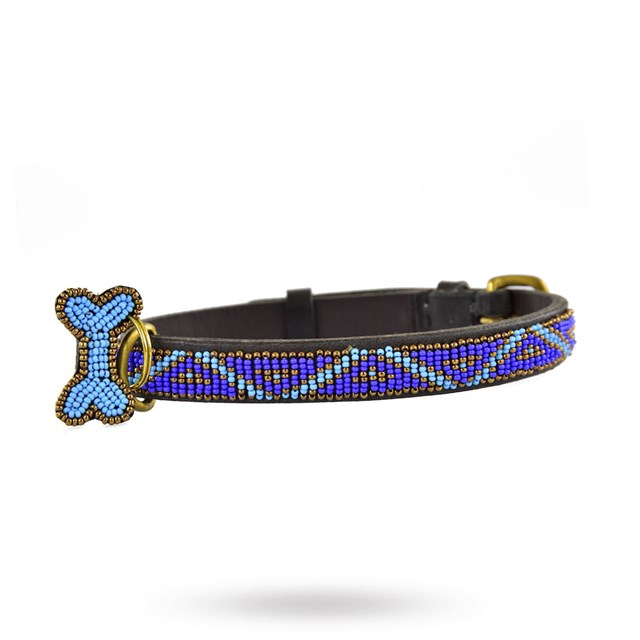 Skinny Halsbånd Kabaka Blue