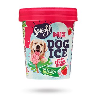 Smoofl Ice Cream Mix 160g - Jordgubb