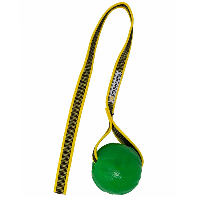 Starmark Gripcord Chew Ball Long M