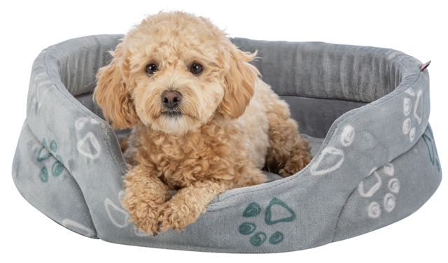 Jimmy Soft Hundeseng Oval – Lysegrå