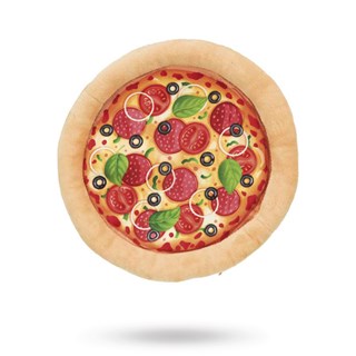 Pizza - Myk Hundeleke Med Raslende Innside