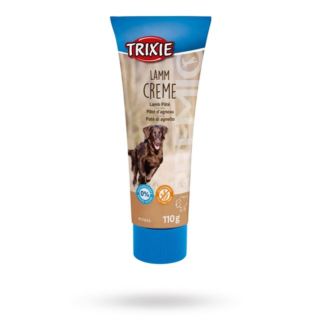Dog toy, treat mix & lamb paté kit