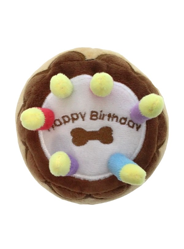Birthday Pupcake Plush & Squeaky Hundeleke