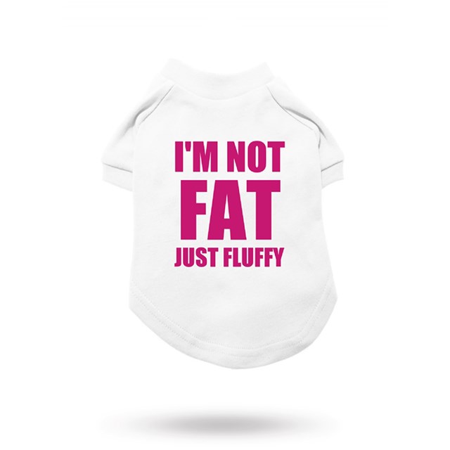 I'm Not Fat Just Fluffy T-skjorte