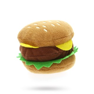 Hamburger Plush & Squeaky Hundeleke