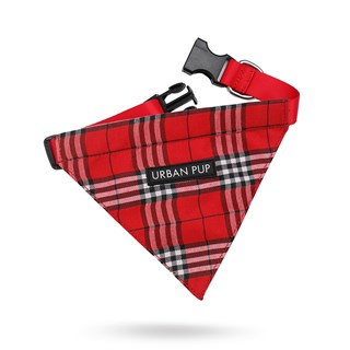 Red Checked Tartan Bandana