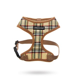 Brown Tartan Hundesele