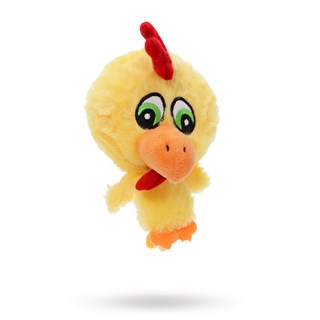 Atomic Chicken Plush & Squeaky Hundeleke