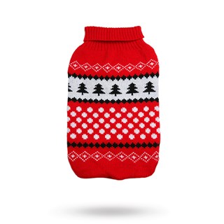 Red / White Snowball Sweater