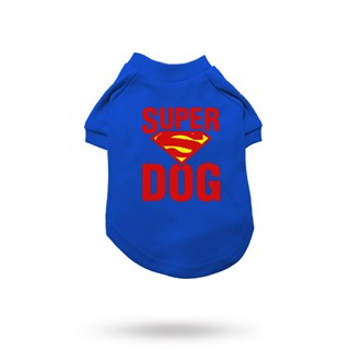 Super Dog T-shirt Blue