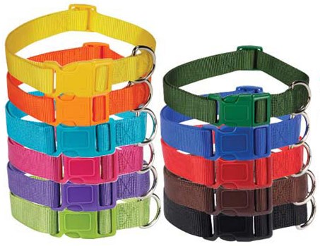 Nylon Halsbånd Brun