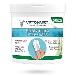 Vet's Best Teeth Pads 50-pc