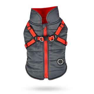 Mountaineer Ii Grey - Fôret Hundedekken Med Integrert Sele