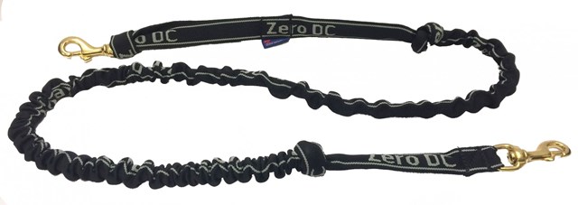 Zero DC Elastisk Kjørestrikk Svart - Opp til 10 kg - 2.7 m